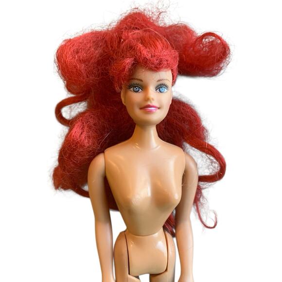 Vintage Redhead Barbie Clone Fashion Doll Bendable Twist N Turn READ D17 - Picture 1 of 8